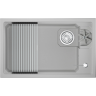 Кухонная мойка GRANULA KS-7309RU АРКТИК (БЕЛЫЙ) кварц 7309RU APKTIK